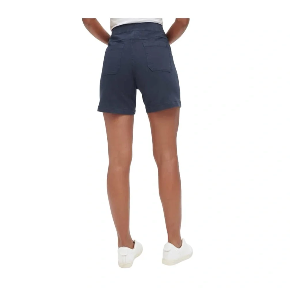 Women's Nautica 2XL Pull On Shorts Navy Blue Elastic Waistband Twill Spandex NWT